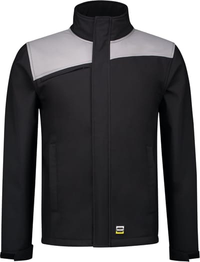 Tricorp 402021 Softshell Bicolor Naden - Zwart/Grijs - 4XL