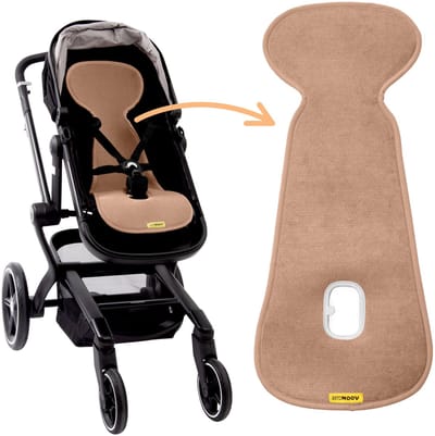AeroMoov Air Layer – Inlegkussen Buggy – Ademend & Warmteregulerend - Universeel - Tuscany