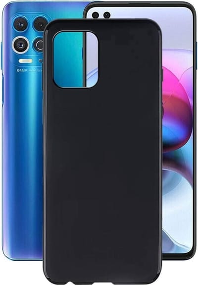 Silicone hoesje Geschikt voor: Motorola Moto G100- Zwart