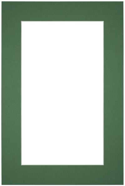 Passe-Partout Fotomaat 20x30 cm - Lijstmaat 36x48 cm - Groen Bos - Museumkarton - Fotolijst niet inbegrepen