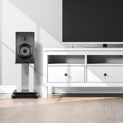 Voeten Speaker Stands, Floor Speaker Stands, 45,5 cm Hout Speaker Stands, HiFi Boekenplank Box En Satelliet Speakers Houten Speaker Stands, Audio Luisteren Experienc