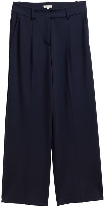 Tom Tailor - TTLEA broek met wijde pijpen - Maat 34/32 - sky captain blue