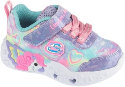 Skechers Unicorn Charmer - Lil Heart Sparkles, voor meisje, Purper, Sneakers, maat: 23