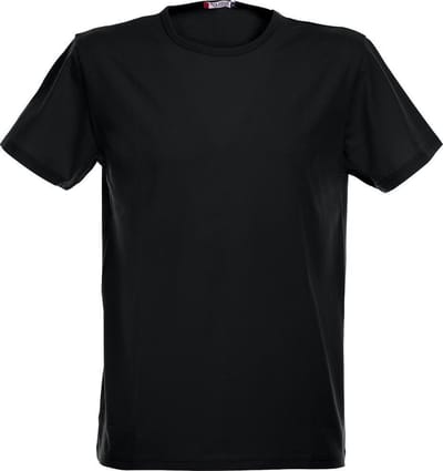 Clique Strecht-T T-Shirt Zwart maat S