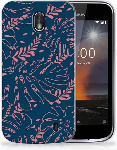 Nokia 1 TPU Case Palm Leaves