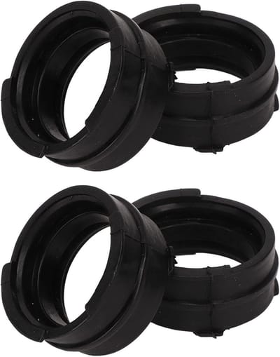 Carburateur Laarzen - Inlaatspruitstuk Rubber - Motor Onderhoud - Verbeterde Afdichting - 4 Stuks - Zwart