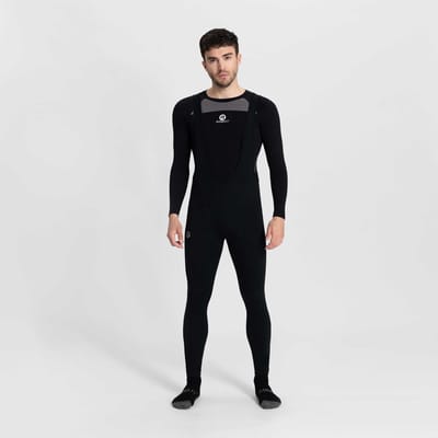 Rogelli Core Heren Lange Fietsbroek - Zeem - Bretels - Zwart