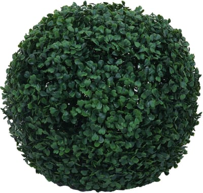 Kunststruik MCW-O96, buxusbol decoratieve plant buxusbol kunstplant Buxus, buiten, polyethyleen Ø 33 cm