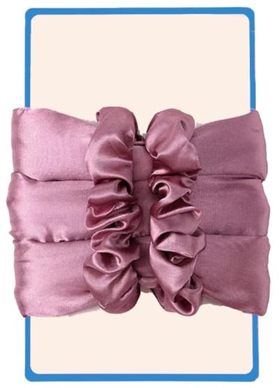 Aurgan Haarkruller – Heatless Curls - hitteloze kruller - haarkruller - haarkruller set - satijn - Paars