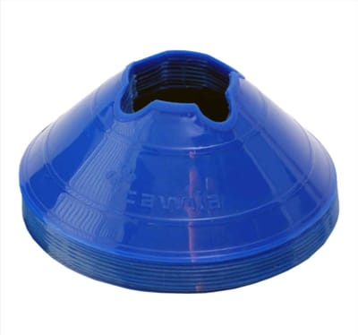Cawila hoedjes set á 10 stuks - Blauw - Trainingshoedjes Trainingsmaterialen