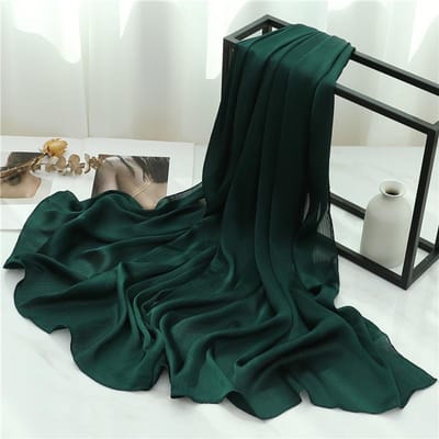 Moslim Wikkelen Hijab 180X70cm Lang Dames Stola's Sjaals Dame Lente Herfst Mode Effen Sjaals Grote Maat Bandana Vrouwen Sjaal 180x70cm black