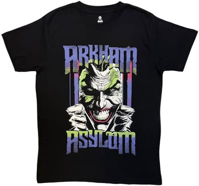 DC Comics Joker - Arkham Asylum Heren Tshirt - S - Zwart