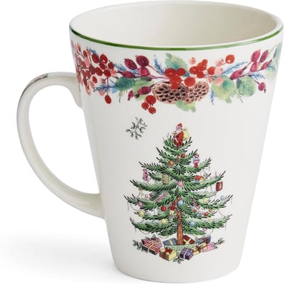 Kerstmok Jaarlijks - Thema Mok Cadeau Mok - Koffie Drinken - Limited Edition 2023 - 14 Ounce - Rood Groen