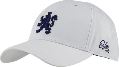 O.leo - Baseballpet - Wit - Blauwe Hollandse leeuw - Verstelbaar - Unisex