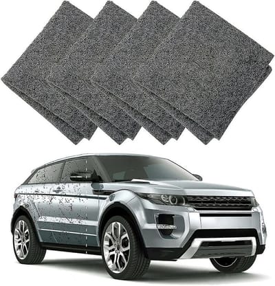 YAGXIG 4-pack Nano Magic Cloth voor het verwijderen van krassen op auto's - Gebruikt voor het verwijderen van krassen op auto's - Nano Magic Cloth - Polijst oppervlakken eenvoudig - Repareert krassen op auto-oppervlakken en scheepslak.