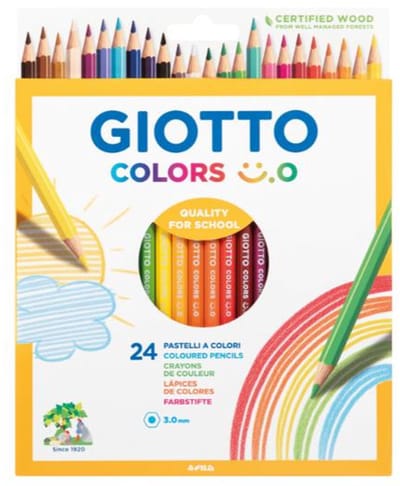 Giotto F278400, Verschillende kleuren, 24 stuk(s)