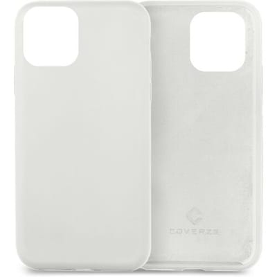 Coverzs Luxe Liquid Silicone case geschikt voor Apple iPhone 13 Pro hoesje - Wit - Geschikt voor iPhone 13 Pro case - Witte case - Beschermhoesje - Backcover hoesje - Wit