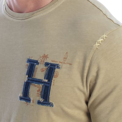 Heren Korte Mouwen Katoenen T-Shirt HS24MTS06