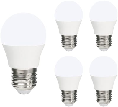 VITO LED Kogellamp G45 E27 - 9W (vervangt 60W) - 810lm - 4000K - 220-240V - Ø47mm - Energiezuinig - 5 stuks