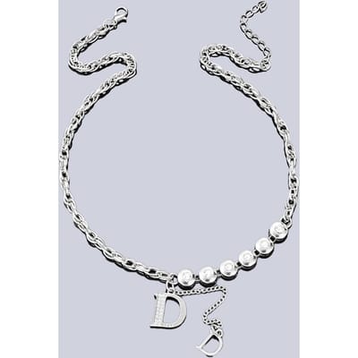 Twee Letter Ketting Die Niet Verkleurt, Gepersonaliseerde Mode, Niche Ontwerp, Trui Ketting, High-End Veelzijdig Accessoire