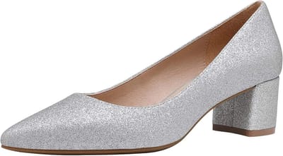 Dames Lage Blokhak Pumps Gesloten Teen Comfortabele Slip-On Schoenen