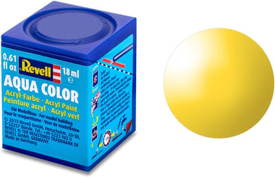 Revell Hobbyverf Acrylverf - Aqua #12 Yellow - Gloss - RAL1018 - Acryl - Verf potje - 18 ml