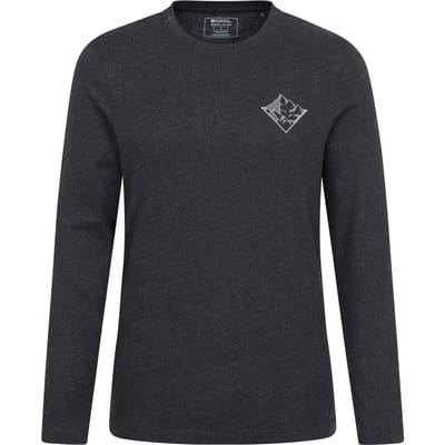 Mountain Warehouse Heren Bergzicht T-Shirt (Donkergrijs)