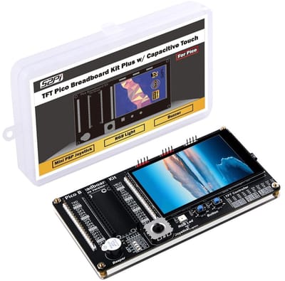 Dailygoody - Raspberry Pi Pico Breadboard Kit - 3,5 Inch Touchscreen - Interactieve projecten - Compact en veelzijdig - Elektronica kit - Geschikt voo