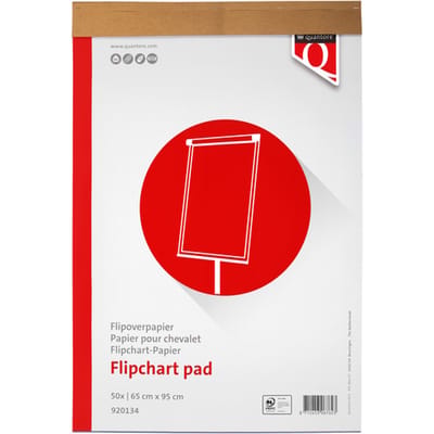 Flipoverpapier Quantore 65x95cm 50vel ongevouwen