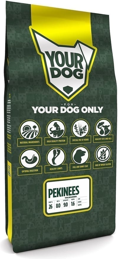 Yourdog Pekinees Rasspecifiek Adult Hondenvoer 12kg | Hondenbrokken