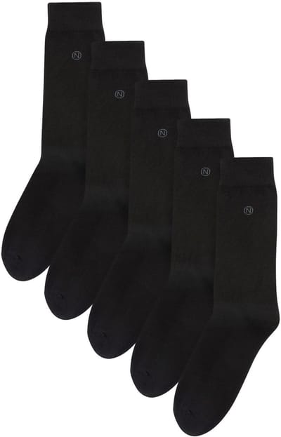 Next - Heren - Comfortabele sokken met zool met demping - Zwart
