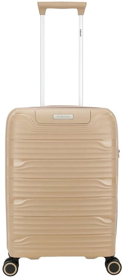 Decent EXPLORER Spinner TSA Reiskoffer 38 liter - Handbagage koffer 55cm - Lichtgewicht koffer - Reiskoffer - Veilig TSA Cijferslot – Champagne