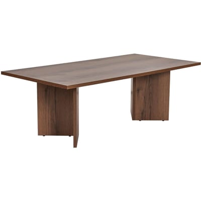 Asir - Salontafel - Okkernootkleur - 100% melamine gecoat spaanplaat - 119 x 60 x 40 cm