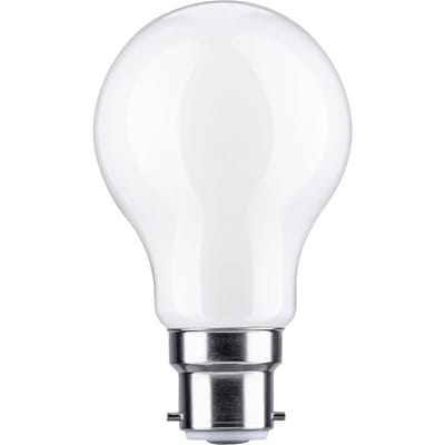 Standaard 230 V LED-gloeilamp B22d 1055lm 9W 2700K dimbaar Opaal