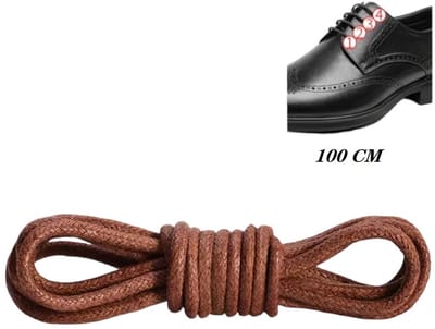 Ronde schoenveters Camel - veter 100 CM - Gewaxt- Youhomy Shoelaces- Geschikt voor leder schoenen| Leder laarzen veters