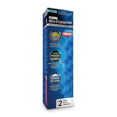 Fluval - Aquarium Filtermateriaal - Vissen - Fl Bio Foam Max 408 6x8x32cm Blauw - 1st
