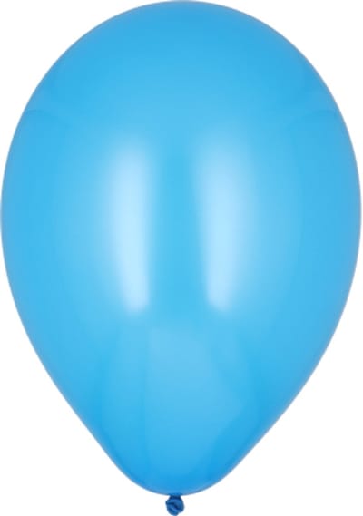 100 Ballonnen Ø 25 cm blauw