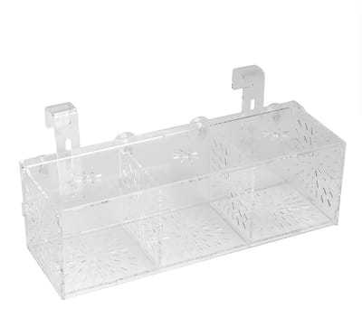 Allecto Plus - Hangende aquariumbroeddozen voor babyvissen en babygarnalen in 3 maten - Eco-vriendelijk en niet-giftig - Vis kweekbox - Ideaal voor het opkweken van jonge vissen - 30 cm x 10 cm x 10 cm
