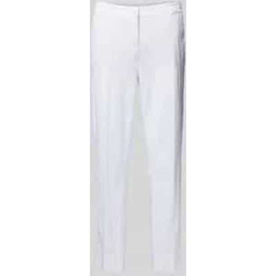Regular fit stoffen broek met strookzak, model 'Stella'