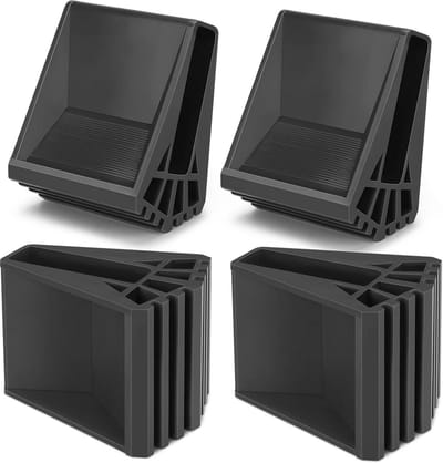 Ladder Voetstukken - Antislip Covers - Veilig Werken - Duurzaam PVC Materiaal - 4 Stuks - Zwart