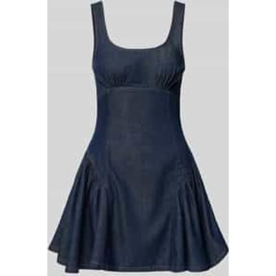 Minijurk in denim-look model 'Eva'