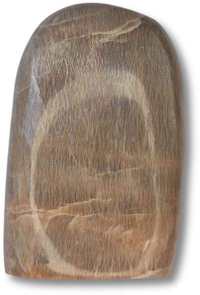 Maansteen oranje sculptuur 600-700 gram