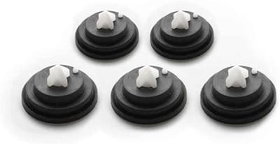 Inlaatklep Diafragma - Vervangingsrubber - Toilet Reparatie - Past op alle - 5 stuks 28mm - Zwart