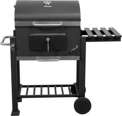 LUND Luxe Houtskoolgrill met Thermometer – XXL Grillrooster 57 x 37 cm – Inclusief Flesopener
