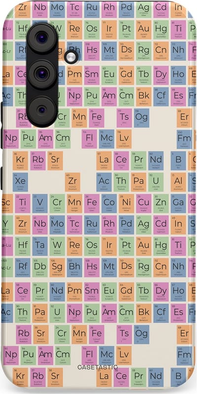 Casetastic Hoesje Geschikt voor Samsung A54 (5G) - Stijlvolle Beschermende Duo-layer Case - Atomisch Mooi