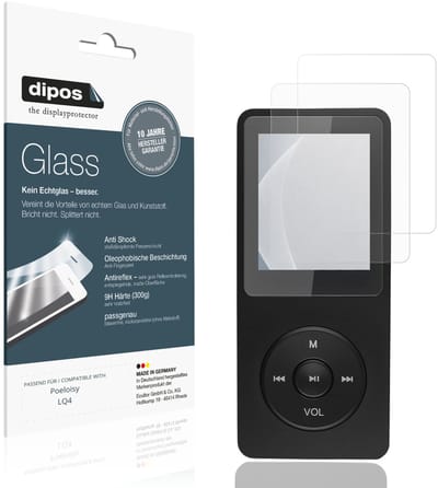 dipos – 2x Matte Pantserfolie geschikt voor Poeloisy LQ4 | 9H Screenprotector