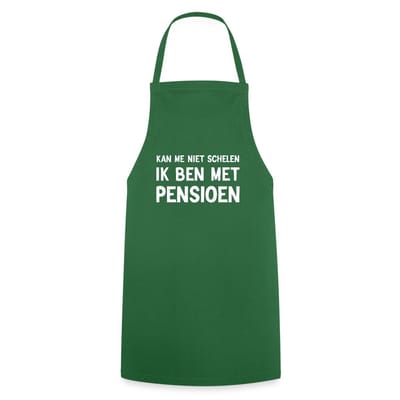 Kan Me Niet Schelen Ik Ben Met Pensioen Keukenschort