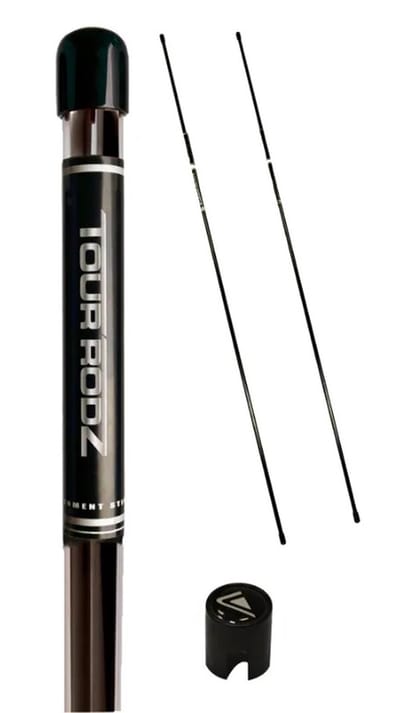 Longridge - Alignment Rodz Tour Sticks - Uitlijn Stokken - Golf Training balans, balpositie, putting en chippen - Zwart