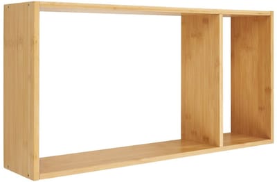 Ember Wall Plank - Bamboo Shelf - Natural Finish -plank - Minimalistische stijl - Gemakkelijke installatie - 70x15x35,5 cm