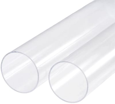 2 stukken Acryl Pijp Clear Stijve Ronde Buis 56mm ID 60mm OD 305mm voor Lampen en Lantaarns. Waterkoeling Systeem